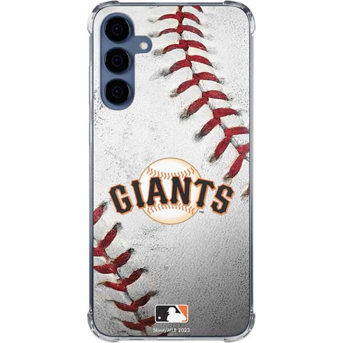 MLB San Francisco Giants Game Ball Galaxy A35 5G Clear Case